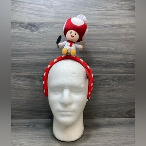 USJ Limited Chef Toad Headband Universal Studios Japan Super Nintendo World Used